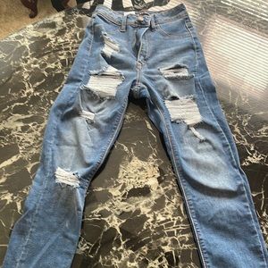 Fashion Nova ripped skinny jeans